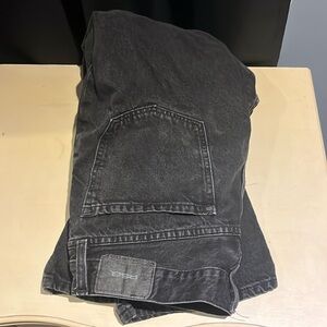 RSQ Baggy Black Jeans 32-30